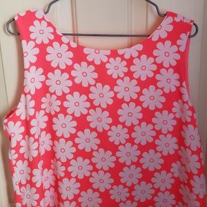 Nymphe hot pink retro shift dress